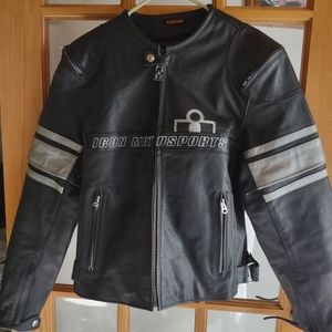 Women's Icon pursuit leather riding jacket